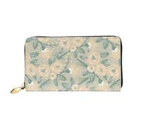 Vcroofdhxz Stylish Handheld Wallet with Full-Print Design â€“ Durable Faux Leather Zippered Wallet for Women with Multiple Card Slots, Cash Compartments & Coin Pocket