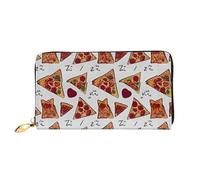 Vcroofdhxz Stylish Handheld Wallet with Full-Print Design â€“ Durable Faux Leather Zippered Wallet for Women with Multiple Card Slots, Cash Compartments & Coin Pocket