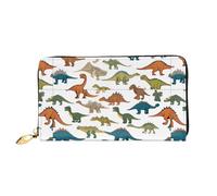 Vcroofdhxz Stylish Handheld Wallet with Full-Print Design â€“ Durable Faux Leather Zippered Wallet for Women with Multiple Card Slots, Cash Compartments & Coin Pocket