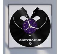 VCS Greyhound dogs theme Vinyl Record vintage Wall Clock for Kitchen(P)