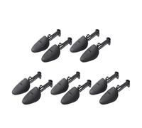 VCSZYAFX 1/2/3/5Pair Plastic Shoe Stretcher for Men Women Leather Shoes Adjustable Portable Tree for sneakers, trainers, flats(3Pair Woman Black)