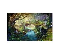 VCSZYAFX Fish Tank Background Aquarium Background Sticker Forest Scenery Poster Fish Tank Decoration Self Adhesive Wallpaper(54x122cm)
