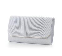 VCSZYAFX Pleated Evening Handbag Women's Handbags Women's Purses Girls Evening Clutch Bags Vintage Classic Ladies Bags For Wedding Party Prom