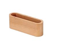 VCSZYAFX Wooden Business Card Holder, Note , Display Rack, Office Supplies, Stationery, Desktop Accessories, Storage Box for Office Home Exhibition(Beige)