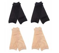 Vctitil 4 Pairs Women Summer Ultra-Thin Open Toe Socks Invisible Mid-Ankle Fashionable And Breathable Care Socks, Multicolor, 8-10