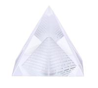Vctitil 40mm Crystal Pyramid Geomancy Stereo Pyramid Ancient Building Model Carving Crafts Decorative Ornaments Figurine Egypt Pyramid