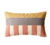 vctops Boho Geometric Tufted Lumbar Decorative Throw Pillow Cover Farmhouse Cotton Embroidery Accent Cushion Case for Couch Sofa Bed (Embroidery9, 12"x20")