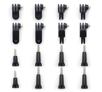 Vcufflinks 16 PCS 3-Way Pivot Arm Assembly Extension Kit for GoPro Hero 10/9/8/7/(2018)/6/5 Black,Session 5/4,Hero 3+,DJI Osmo Action,AKASO/Campark/YI Action Camera