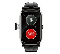 VCYEX Elderly Alarm Reminder Smart Watch for Seniors Fall Detection Alert Devices, GPS Tracking Watch Quick Call, 10 Devices Connect