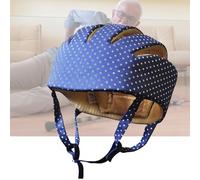 Vcyex Elderly Safety Helmet-Anti Shock, Anti-Fall Cap, Soft Breathable Sponge Hat,Adjustable Elder Head Protection Cap with Chin Strap Elderly Aids for Daily LivingBlue,L