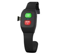 VCYEX Fall Alarm for Elderly, Elderly Smart Watch with Fall Detection, SOS Smart Bracelet With Emergency Call Button, Life Alert Systems for Seniors Black,5.8 * 3.5 * 1.8cm