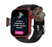 VCYEX Fall Detection Watch for Elderly GPS Video Call, for Seniors Dementia Alzheimer's Personal Alarms for Elderly Gifts for ParentsRed,1.96 * 1.57 * 0.47inch