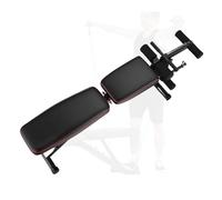 VCYEX Multi-Functional Gym Bench - Adjustable Weight Bench Workout Exercise Bench 51-111cm Height Bench 200KG Max Load for Home Gym, Strength Training, Full Body ExercisesBlack,One Size