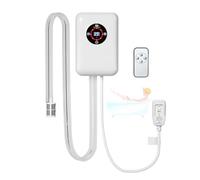 VCYEX Portable Bathtub Thermostatic Heater, Adjustable Temperature 30℃-43℃, for Bathtub Bath, Heating And Temperature Control, For Hot TubWhite,8.6 * 5.8 * 2.9 inch