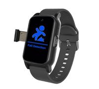 VCYEX Watch for The Elderly with Fall Detection, Life Alert Systems for Seniors, Tracker Watch for Dementia Alzheimer's, GPS Tracker, SOS Call, Elderly EssentialsBlack,1.25 * 0.57 * 2.22inch