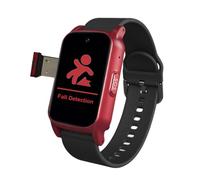 VCYEX Watch for The Elderly with Fall Detection, Life Alert Systems for Seniors, Tracker Watch for Dementia Alzheimer's, GPS Tracker, SOS Call, Elderly EssentialsRed,1.25 * 0.57 * 2.22inch
