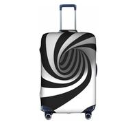 VCzsdff Abstract Circle Swirl Printing Luggage Cover Washable Suitcase Protector Anti Scratch Suitcase Cover Fits 18 to 32 Inch Luggage