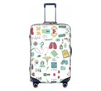 VCzsdff Abstraction Biology Chemistry4 Printing Luggage Cover Washable Suitcase Protector Anti Scratch Suitcase Cover Fits 18 to 32 Inch Luggage