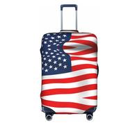 VCzsdff American Flag Patriotic Printing Luggage Cover Washable Suitcase Protector Anti Scratch Suitcase Cover Fits 18 to 32 Inch Luggage