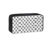 VCzsdff Animals Sea Turtles Printed Pen Case Roomy Stationery Organizer Durable Zip Bag Polyester Pouch for College Work Commute