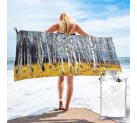 VCzsdff Beautiful Tree Camo Print Quick Dry Towel Compact Beach Shower Wrap For Camping Fitness