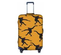 VCzsdff Black Gibbon Monkey Printing Luggage Cover Washable Suitcase Protector Anti Scratch Suitcase Cover Fits 18 to 32 Inch Luggage