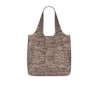 VCzsdff Brick Wall. Print Foldable Grocery Tote Reusable Market Bag 25l Lightweight Polyester Shoulder Carryall
