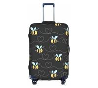 VCzsdff Bumble Bees Printing Luggage Cover Washable Suitcase Protector Anti Scratch Suitcase Cover Fits 18 to 32 Inch Luggage