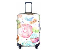 VCzsdff Cupcakes Donuts Muffins Sugar Printing Luggage Cover Washable Suitcase Protector Anti Scratch Suitcase Cover Fits 18 to 32 Inch Luggage