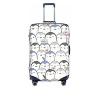 VCzsdff Cute Penguin Printing Luggage Cover Washable Suitcase Protector Anti Scratch Suitcase Cover Fits 18 to 32 Inch Luggage