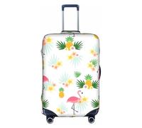 VCzsdff Flamingos and Pineapples Printing Luggage Cover Washable Suitcase Protector Anti Scratch Suitcase Cover Fits 18 to 32 Inch Luggage