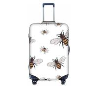 VCzsdff Funny Bees Printing Luggage Cover Washable Suitcase Protector Anti Scratch Suitcase Cover Fits 18 to 32 Inch Luggage