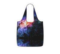 VCzsdff Galaxy In The Universe Print Foldable Grocery Tote Reusable Market Bag 25l Lightweight Polyester Shoulder Carryall