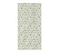 VCzsdff Ice Cream Cones Lightweight Printed Bath Towel For Fitness Training Daily Use