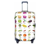 VCzsdff Introduction of Vegetables Printing Luggage Cover Washable Suitcase Protector Anti Scratch Suitcase Cover Fits 18 to 32 Inch Luggage