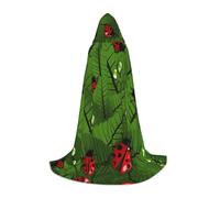 VCzsdff Leaves And Bugs Gothic Medieval Hooded Cape For Teenagers Cosplay Costume Renaissance Fair Stage Theater Robe