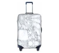 VCzsdff Light Black Marble Printing Luggage Cover Washable Suitcase Protector Anti Scratch Suitcase Cover Fits 18 to 32 Inch Luggage