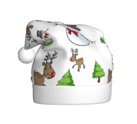 VCzsdff Merry Christmas Happy Printing Unisex Adult Annual Ceremony 1 Pcs Christmas Headbands Decoration Xmas Tree Snowman Santa Hat