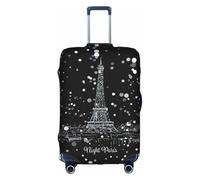 VCzsdff Night Paris Eiffel Tower Printing Luggage Cover Washable Suitcase Protector Anti Scratch Suitcase Cover Fits 18 to 32 Inch Luggage