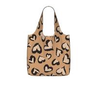 VCzsdff Rose Gold Marble Print Foldable Grocery Tote Reusable Market Bag 25l Lightweight Polyester Shoulder Carryall