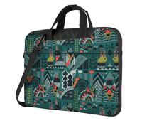 VCzsdff Scandinavian Animals Print Shockproof Laptop Bag Heavy Duty Oxford Cloth Shoulder Case Padded Computer Briefcase For Travel