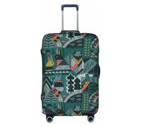 VCzsdff Scandinavian Animals Printing Luggage Cover Washable Suitcase Protector Anti Scratch Suitcase Cover Fits 18 to 32 Inch Luggage