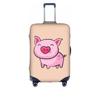 VCzsdff Smile Pink Pig Printing Luggage Cover Washable Suitcase Protector Anti Scratch Suitcase Cover Fits 18 to 32 Inch Luggage