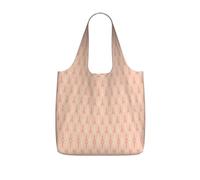 VCzsdff Soft Colors Eiffel Tower Pattern France Print Foldable Grocery Tote Reusable Market Bag 25l Lightweight Polyester Shoulder Carryall