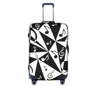 VCzsdff Stylish Musical Note Pattern Printing Luggage Cover Washable Suitcase Protector Anti Scratch Suitcase Cover Fits 18 to 32 Inch Luggage