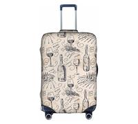 VCzsdff Wine and Grape Field Printing Luggage Cover Washable Suitcase Protector Anti Scratch Suitcase Cover Fits 18 to 32 Inch Luggage