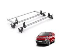 Vd Rhino Kammbar Fleet & Roller 2 Bars Roof Rack For The Citroen Dispatch 2016+ Only Fits Xs (L1) Wheelbase