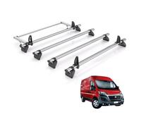 Vd Rhino Kammbar Fleet & Roller 4 Bars Roof Rack For The Fiat Ducato 2006+ Only Fits L3/l4 Wheelbase Models