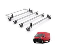 Vd Rhino Kammbar Fleet & Roller 4 Bars Roof Rack For The Vauxhall Movano 2021+ Not Suitable For L3H3 Models