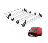 Vd Rhino Kammbar Pro & Roller 4 Bars Roof Rack For The Vauxhall Movano 2021+ Not Suitable For L3H3 Models